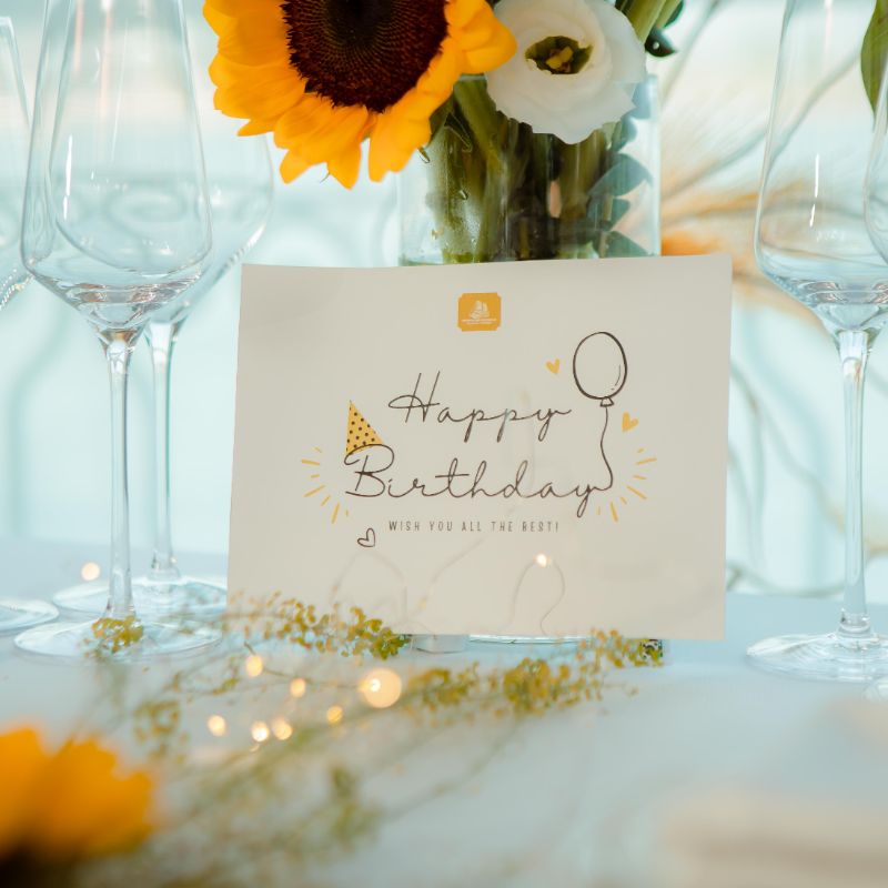 奢華地慶祝您的生日