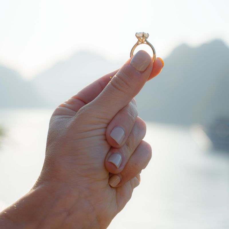 豪華遊輪上的浪漫訂婚