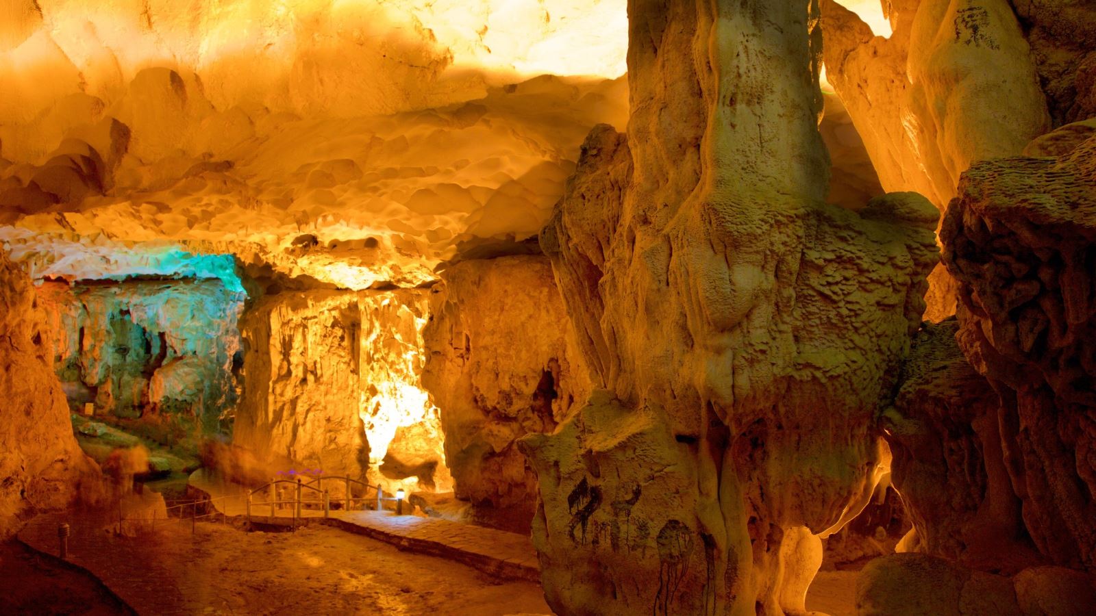 Inside Sung Sot Cave